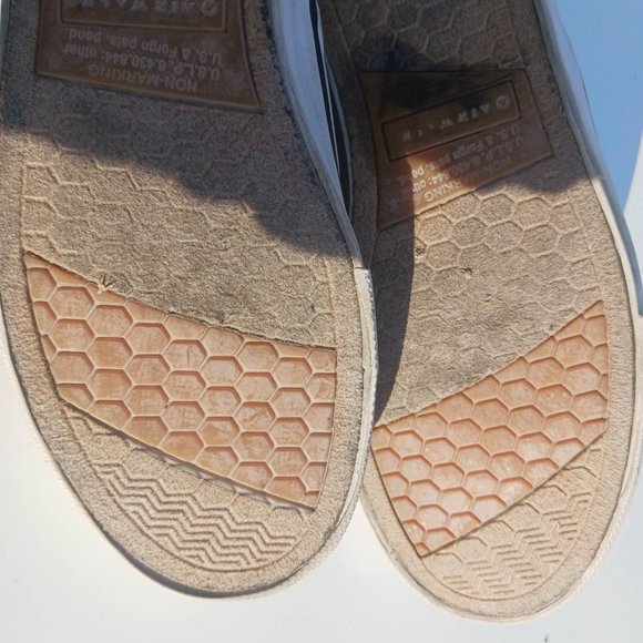 Airwalk Size 6 Brown Black Checkered Kid's Sneaker Shoes - Picture 10 of 10